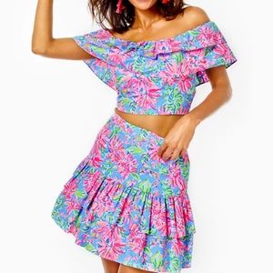 🏝️ NWT: Lilly Pulitzer Mayslie Two piece set Size 8